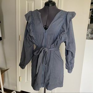 Blue/Gray Free People Denim Dress